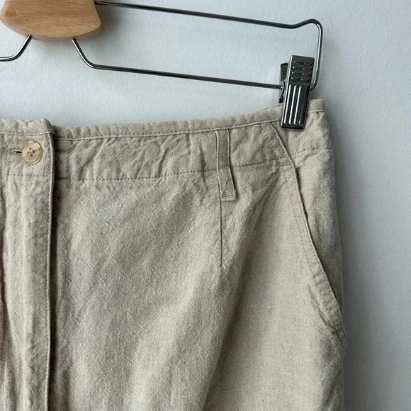 Vintage linen tencel maxi skirt - Picture 2 of 12